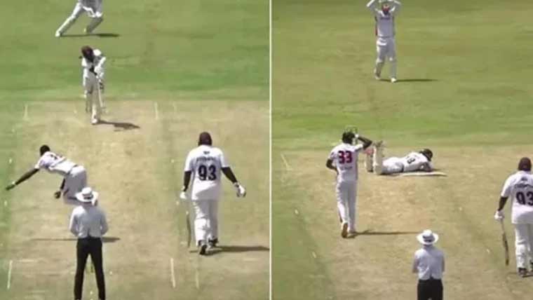 ویسٹ انڈیز چیمپئن شپ کا میچ خطرناک پِچ کے باعث ختم 