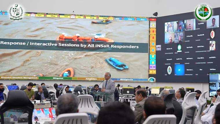 این ڈی ایم اے کی سرچ اینڈ ریسکیو مشق  مسلح افواج و دیگر اداروں کی شرکت 