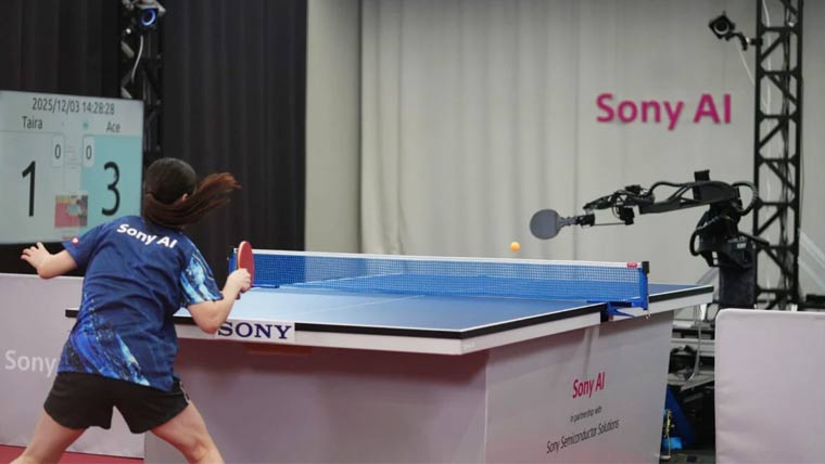  روبوٹ نے بہترین ٹیبل ٹینس کھلاڑیوں کو شکست دیدی