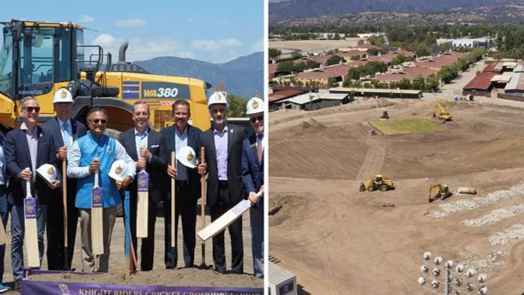 لاس اینجلس اولمپکس کیلئے کرکٹ سٹیڈیم کی تعمیر کا آغاز