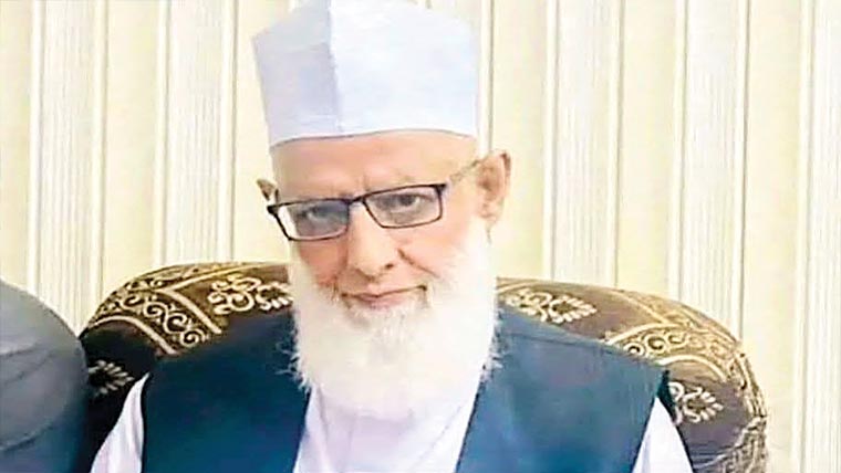 مولانا اشرف علی وفات پا گئے  نمازِ جنازہ آج لیاقت باغ میں ہو گی 