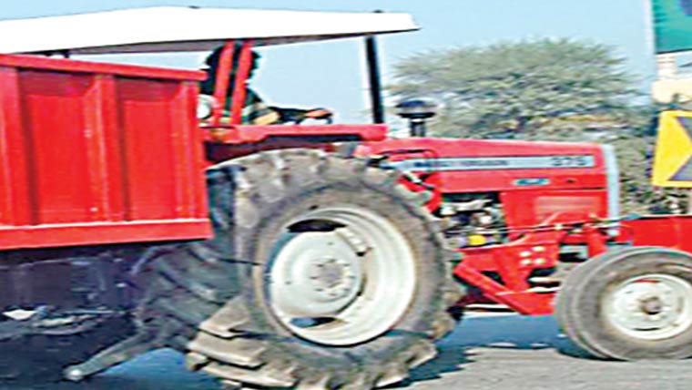  ٹکر سے نوجوان جاں بحق 