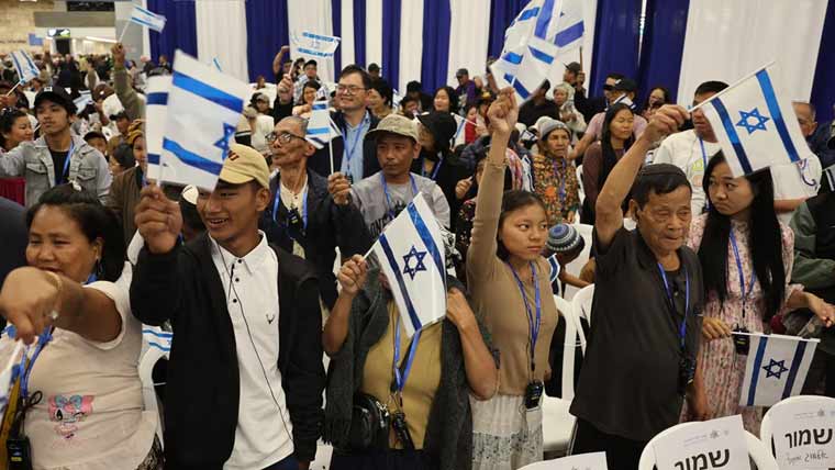 بائبل کے گمشدہ قبیلے ’’بنی میناشے ‘‘کے  250افراد کی بھارت سے اسرائیل آمد