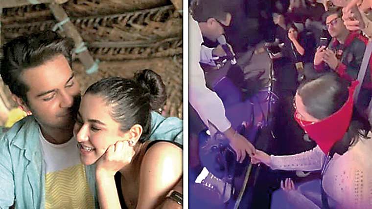 کنسرٹ میں عاصم اظہر اور ہانیہ عامر  کے ہاتھ تھامنے کی ویڈیو وائرل