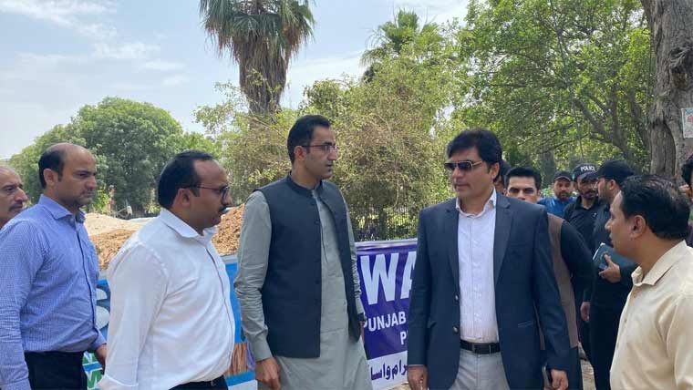 کمشنر کازیر زمین واٹر سٹوریج ٹینک منصوبہ کا جائزہ 