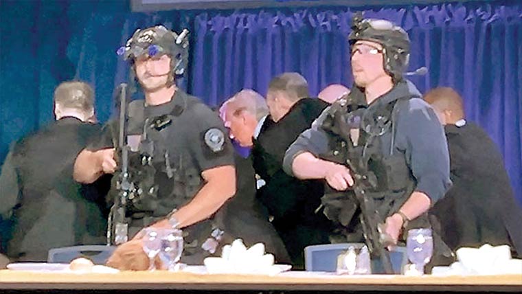 ٹرمپ پرباربارحملہ،ریگن پربھی ہلٹن ہوٹل میں فائرنگ ہوئی