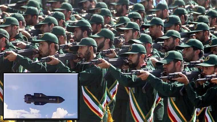 3امریکی بنکر شکن بم تباہ ،1ناکارہ ،پاسداران انقلاب کا دعویٰ