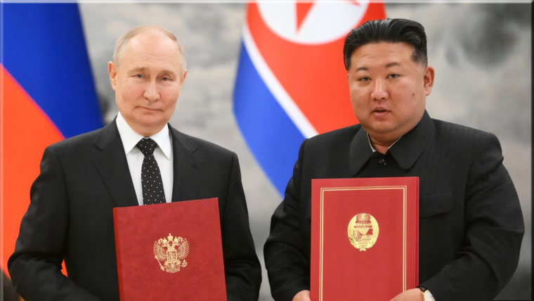 روس اور شمالی کوریا کا طویل المدتی  فوجی تعاون پر اتفاق