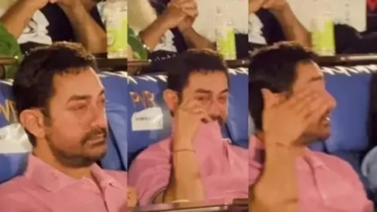 عامر خان اپنے بیٹے کی  فلم دیکھ کر آبدیدہ ہوگئے