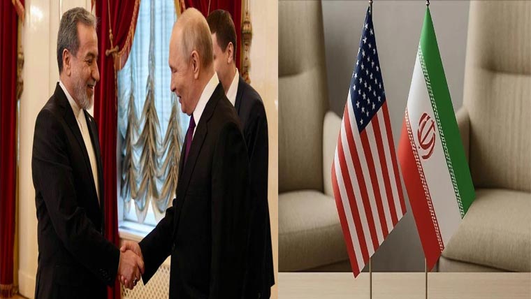  امریکا ، ایران آن لائن مذاکرات جاری: عراقچی کی روسی صدر سے ملاقات ہر وہ کام کرینگے  جو ایران اور خطے کے مفاد میں ہو: پوٹن ، تیل کی قیمتوں میں اضافہ