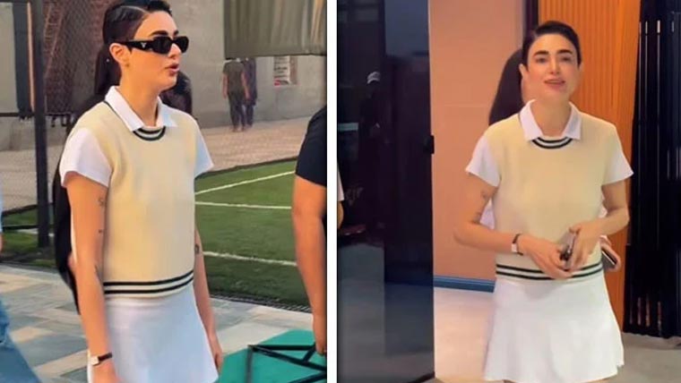 صحیفہ جبار کا ناقدین کو جواب، منی  سکرٹ میں مزید تصاویر شیئر 