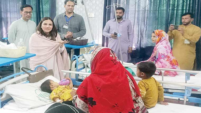  اسسٹنٹ کمشنر سرائے عالمگیر کا تحصیل ہسپتال اور شہر کا دورہ 