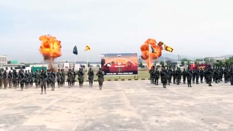 پاک ،سری لنکا مشترکہ انسداد دہشتگردی مشق’ شیک ہینڈز-II‘شروع
