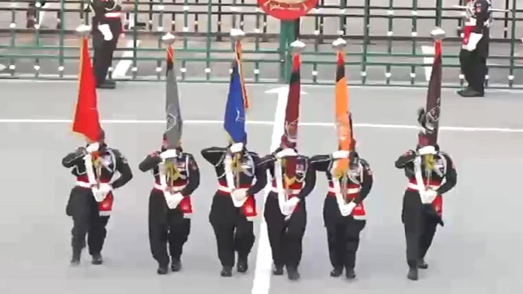 معرکہ حق 1سال مکمل ، واہگہ بارڈر پر تقریب ، افواج کو خراج تحسین 