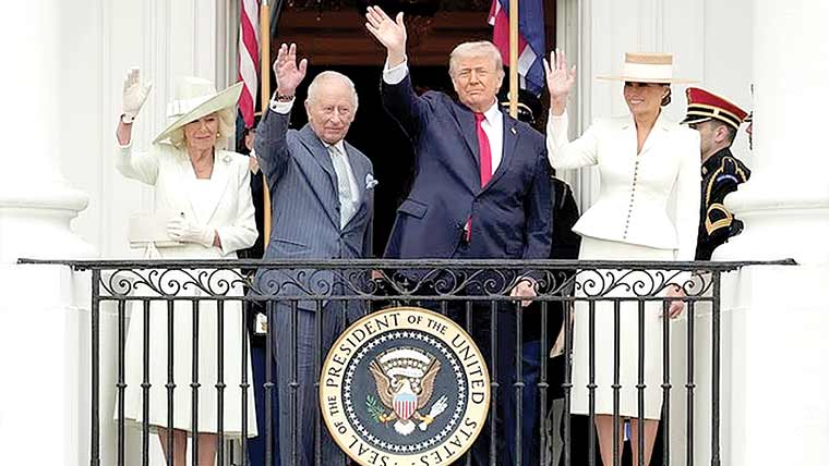 میری والدہ چارلس پر فدا تھیں ،ٹرمپ  برطانوی بادشاہ سے ملاقات