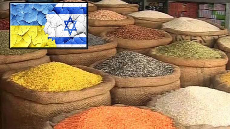 یوکرین کا اسرائیل پر مقبوضہ  علاقوں کی اجناس خریدنے کا الزام 