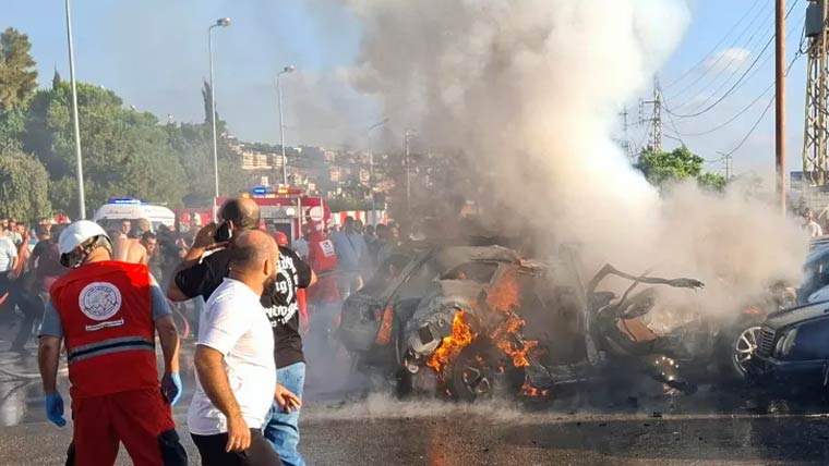 غزہ،لبنان :اسرائیلی حملے ، حماس  کمانڈر سمیت 9 افراد شہید 