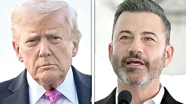  ٹرمپ پر تنقید ،کامیڈین جمی کمیل کا معافی مانگنے سے انکار