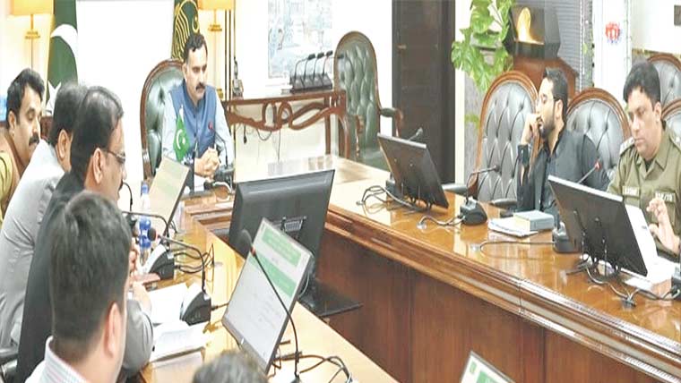 تجاوزات کیخلاف کارروائیاں تیز ، امن و امان بہتر بنانے کا حکم