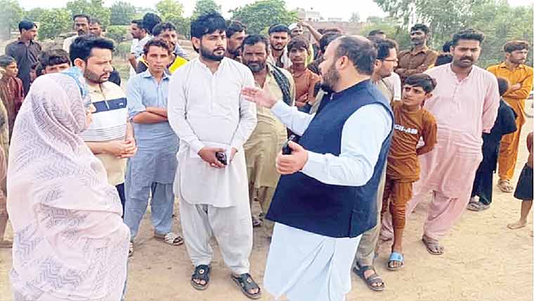  ضلعی افسروں کا دریائے راوی کنارے حفاظتی انتظامات کاجائزہ
