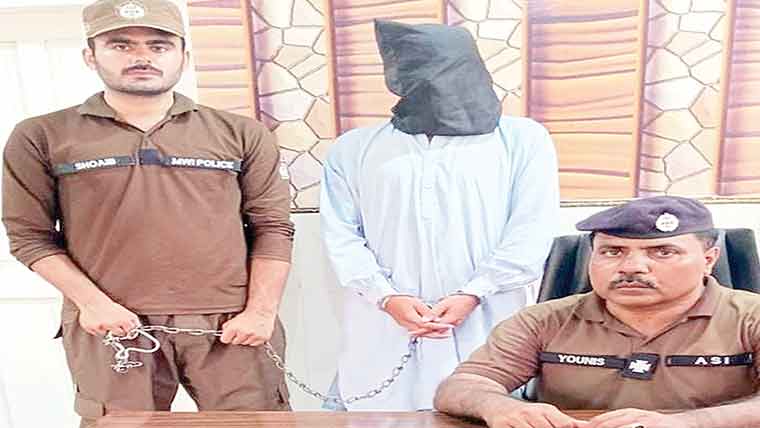  ہوائی فائرنگ کی جھوٹی  اطلاع دینے والا ملزم گرفتار