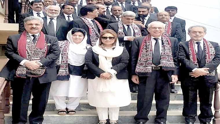 سپریم کورٹ بار کی جسٹس مسرت  کے اعزاز میں الوداعی تقریب 
