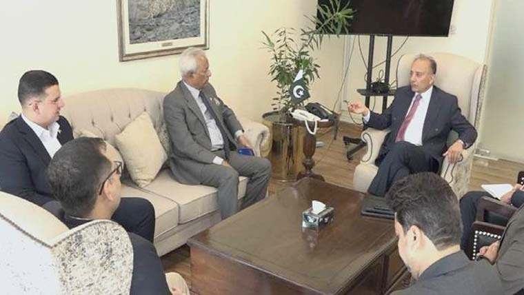 مصدق ملک سے گورنر سندھ کی ملاقات  ماحولیات سے متعلق امور پر تبادلہ خیال