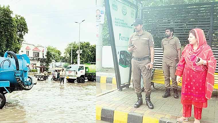  چنیوٹ :بارش کے بعد ڈپٹی کمشنر کا ہنگامی دورہ