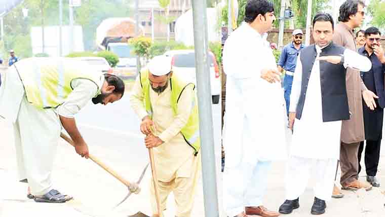 ڈپٹی کمشنر کا میانوالی شہر کا دورہ،نا لوں کاتفصیلی جائزہ 
