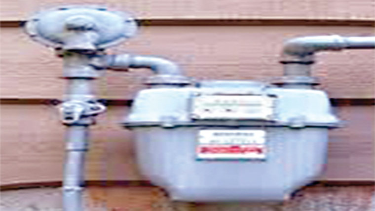  سوئی گیس کا میٹر چوری 