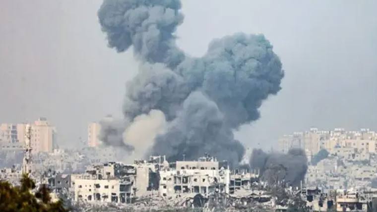 غزہ: اسرائیلی فضائی حملہ، 1 فلسطینی شہید، 5 زخمی