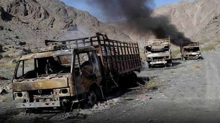 چاغی:مائننگ کمپنی کے 7ملازم اغوا 3 ایل این جی باؤزرز پر فائرنگ 