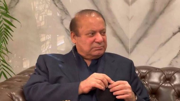 نواز شریف کی کشمیر پوائنٹ رہائشگاہ  آمد،مریم نواز بھی مری پہنچ گئیں،کشمیر میں حکومت سازی پرآج مشاورت
