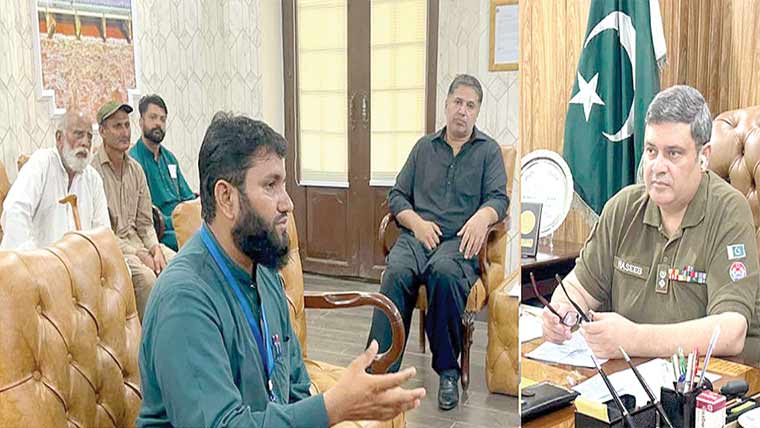 ایس پی حسیب راجہ کی کھلی کچہری ، شہریوں کے مسائل حل کرنے کے احکامات 