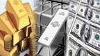 چاندی80، سونا 2000روپے مہنگا، ڈالر کی قدر مزید کم