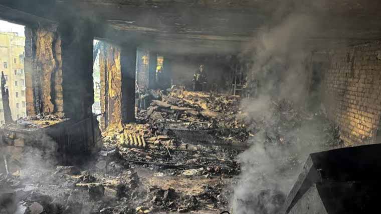 یوکرین :روسی میزائل حملے   10 افراد ہلاک، 17 زخمی