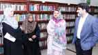 چیئرپرسن بورڈ ڈاکٹر اقصیٰ کاوفد کیساتھ دورہ بورڈ لائبریری 