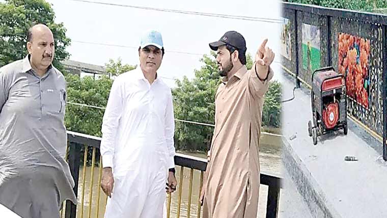 وزیر آباد :کمشنر کا نالوں ،دریائوں میں  سیلابی صورتحال، نمٹنے کیلئے تیاری کا جائزہ 