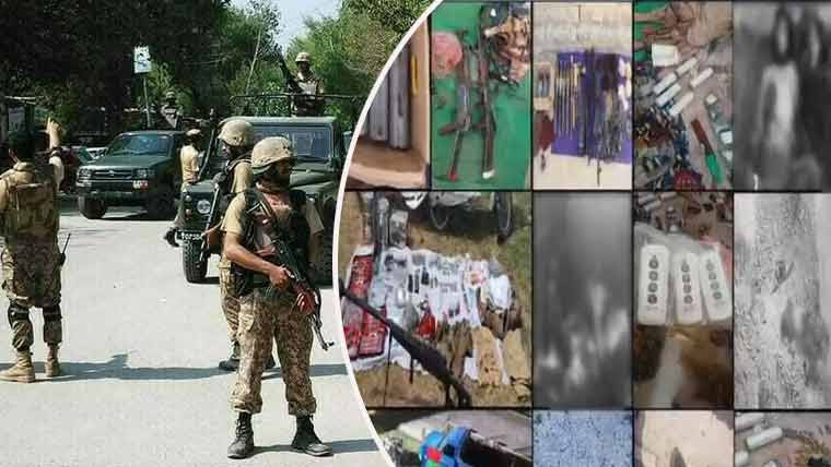  سکیورٹی فورسز کے پختونخوا اور بلوچستان میں مشترکہ آپریشنز ، 49 دہشتگرد ہلاک 