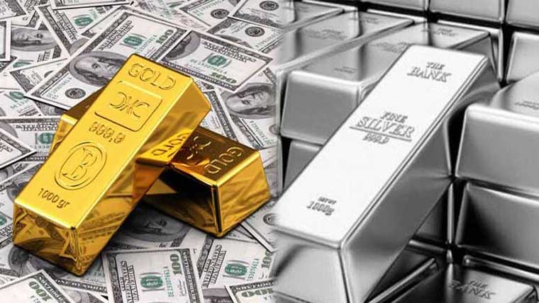 چاندی210،سونا5200روپے مزید مہنگا،ڈالر کی قدرکم