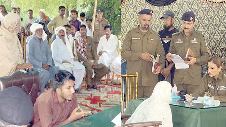 ڈی پی او لودھراں کی کھلی کچہری، شہریوں کے مسائل سنے