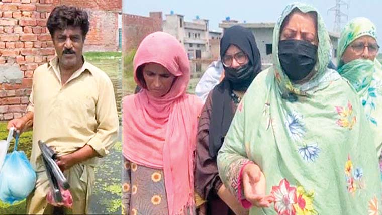 وزیرآباد :بارشوں سے مختلف علاقوں  میں تباہی،لوگ گھروں میں محصور