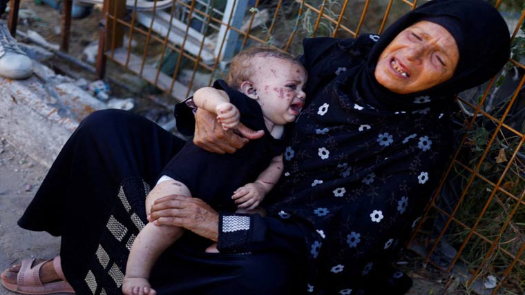 غزہ :اسرائیلی حملے ، بچے  سمیت 3 افرادشہید،کئی زخمی 