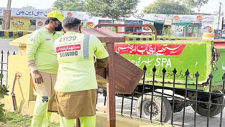 ستھرا پنجاب کی ٹیموں نے صفائی کے عمل کو مزید تیز کردیا