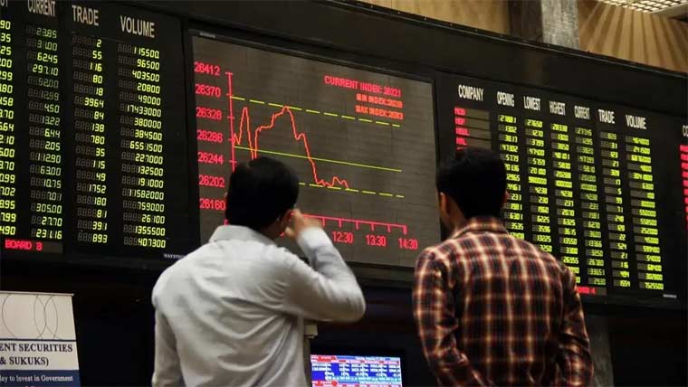 اسٹاک ایکسچینج میں47پوائنٹس کی مندی،31ارب خسارہ