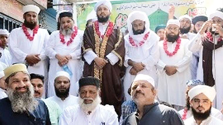  شاہین آباد مین بازار میں درود و سلام کا روحانی اجتماع 