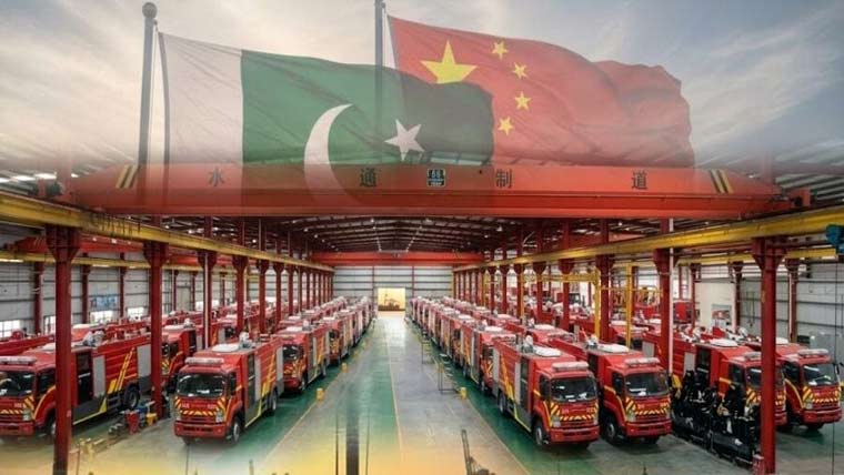  چین کااسلام آبادکیلئے 21جدیدفائراینڈریسکیوگاڑیوں کاتحفہ