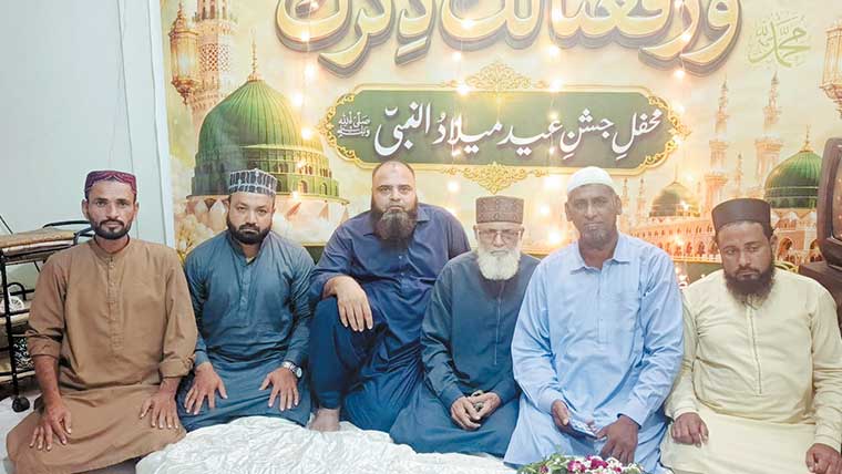 خدمت ویلفیئر فاؤنڈیشن کے  زیر اہتمام محفل نعت کا انعقاد