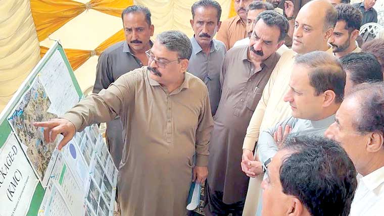  ضلع ملیر میں میمن گوٹھ روڈ بحالی منصوبے کا افتتاح 