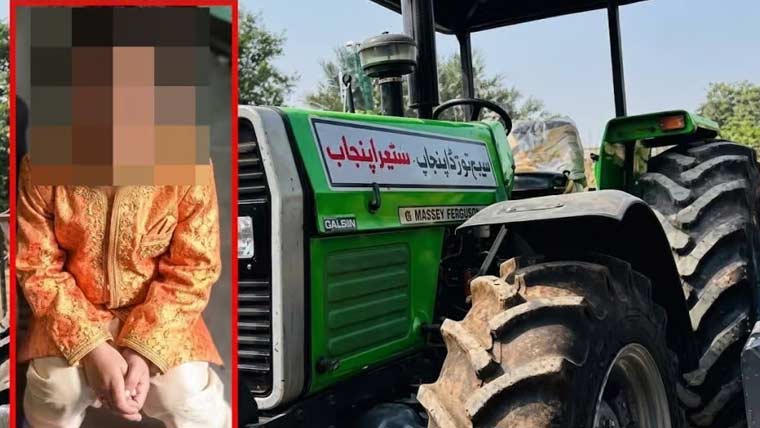 ستھرا پنجاب کے ٹریکٹر کی ٹکر سے 5سالہ بچی جاں بحق 